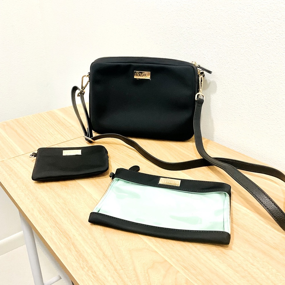 LYMIA BRAND Trifecta Nylon in Black Machine Washable
